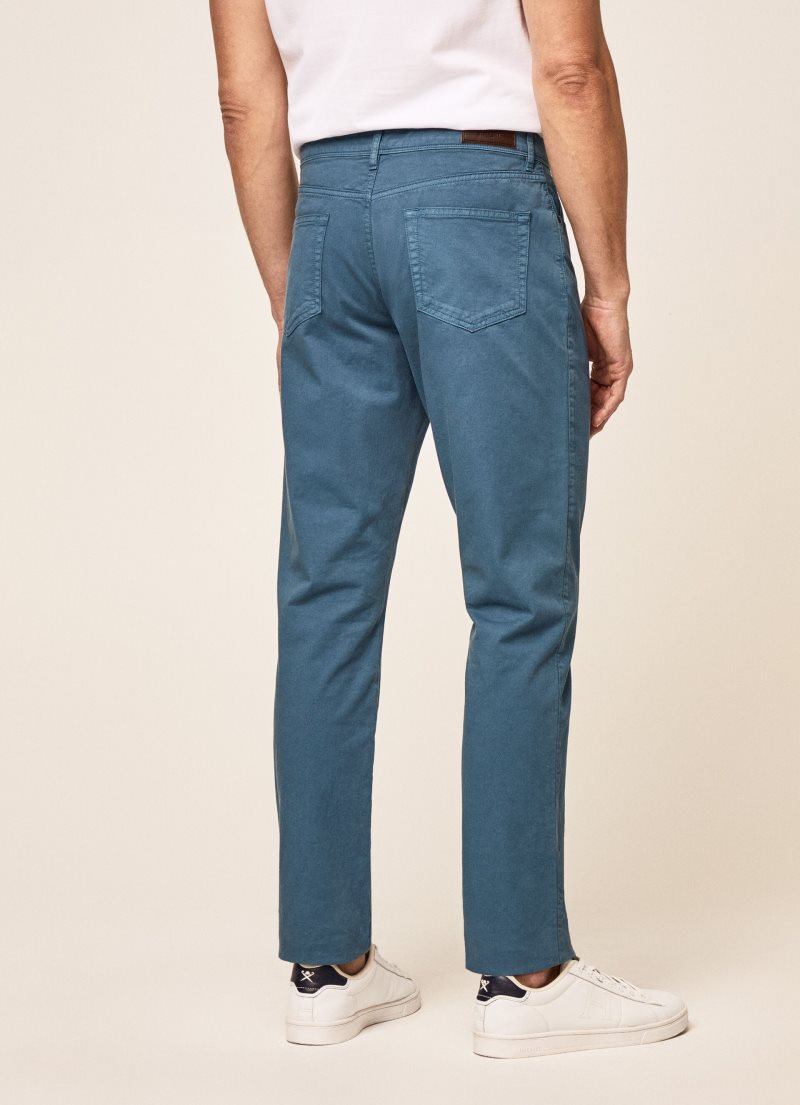 Hackett Regular Fit Core Trinity Långbyxor Herr Turkos | CJESXT-825