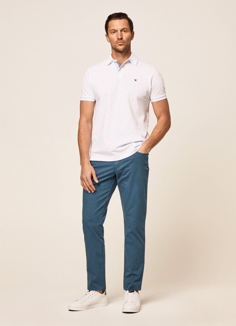 Hackett Regular Fit Core Trinity Långbyxor Herr Turkos | CJESXT-825