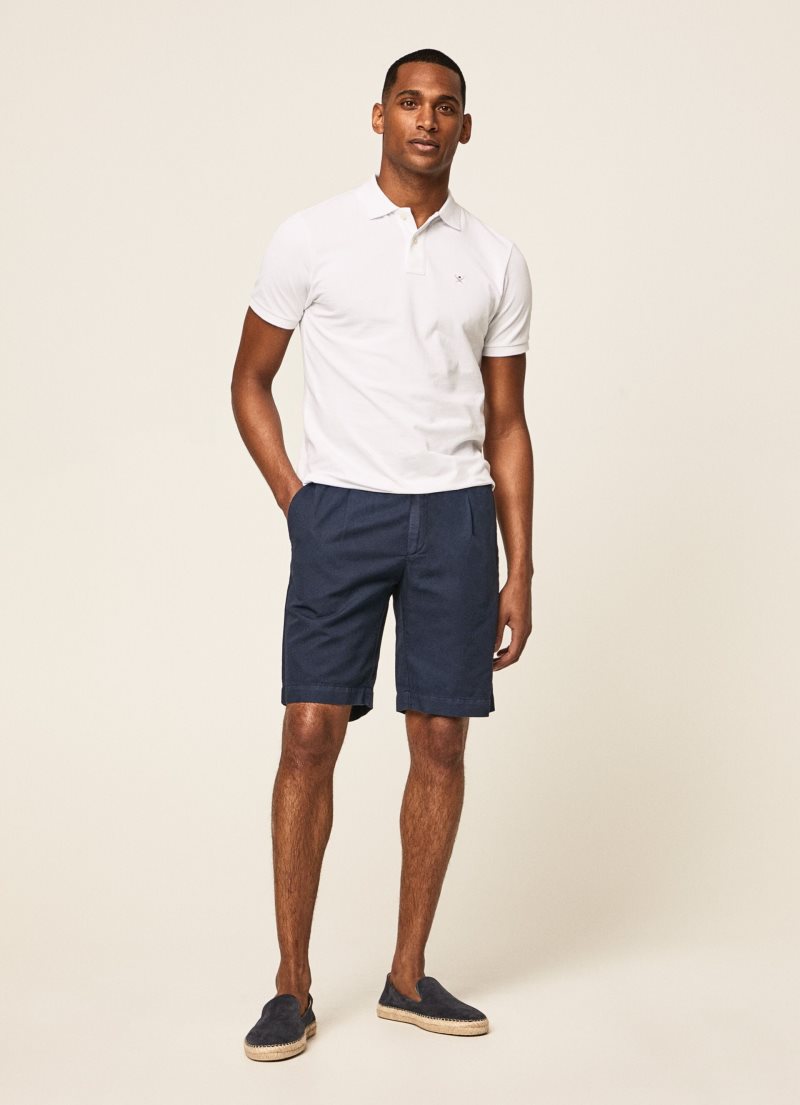 Hackett Relaxed Fit Beach Shorts Herr Marinblå | DOCEWV-042