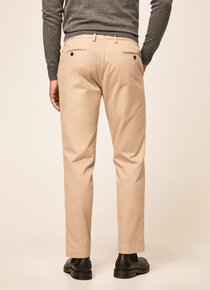 Hackett Sanderson Chino Långbyxor Herr Beige | XKJVIB-236