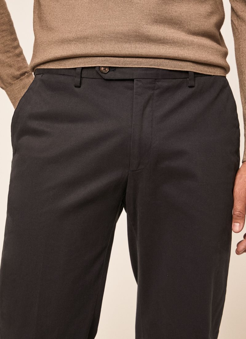 Hackett Sanderson Chino Långbyxor Herr Marinblå | NWAGBR-098