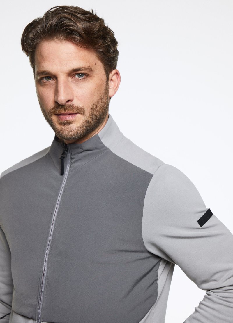 Hackett Semi-padded Jumper Tröjor Herr Silver Grå | PEGOBT-296