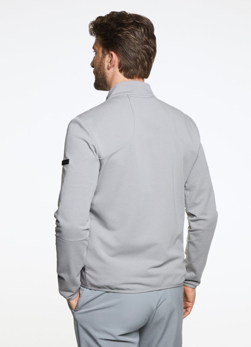 Hackett Semi-padded Jumper Tröjor Herr Silver Grå | PEGOBT-296