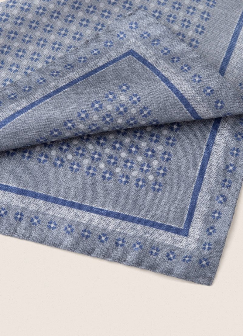 Hackett Silk Handkerchief Slipsar Herr Ljusgrå | YKSBWN-329