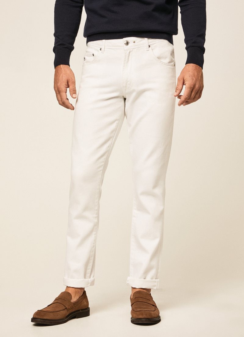 Hackett Slim Fit 5-pocket Trousers Jeans Herr Vita | URECTA-831