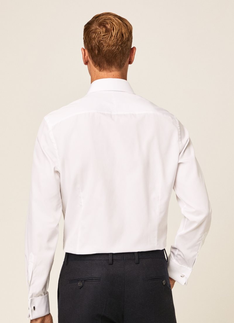 Hackett Slim Fit Bomull Poplin Skjorta Herr Vita | CINPOW-597