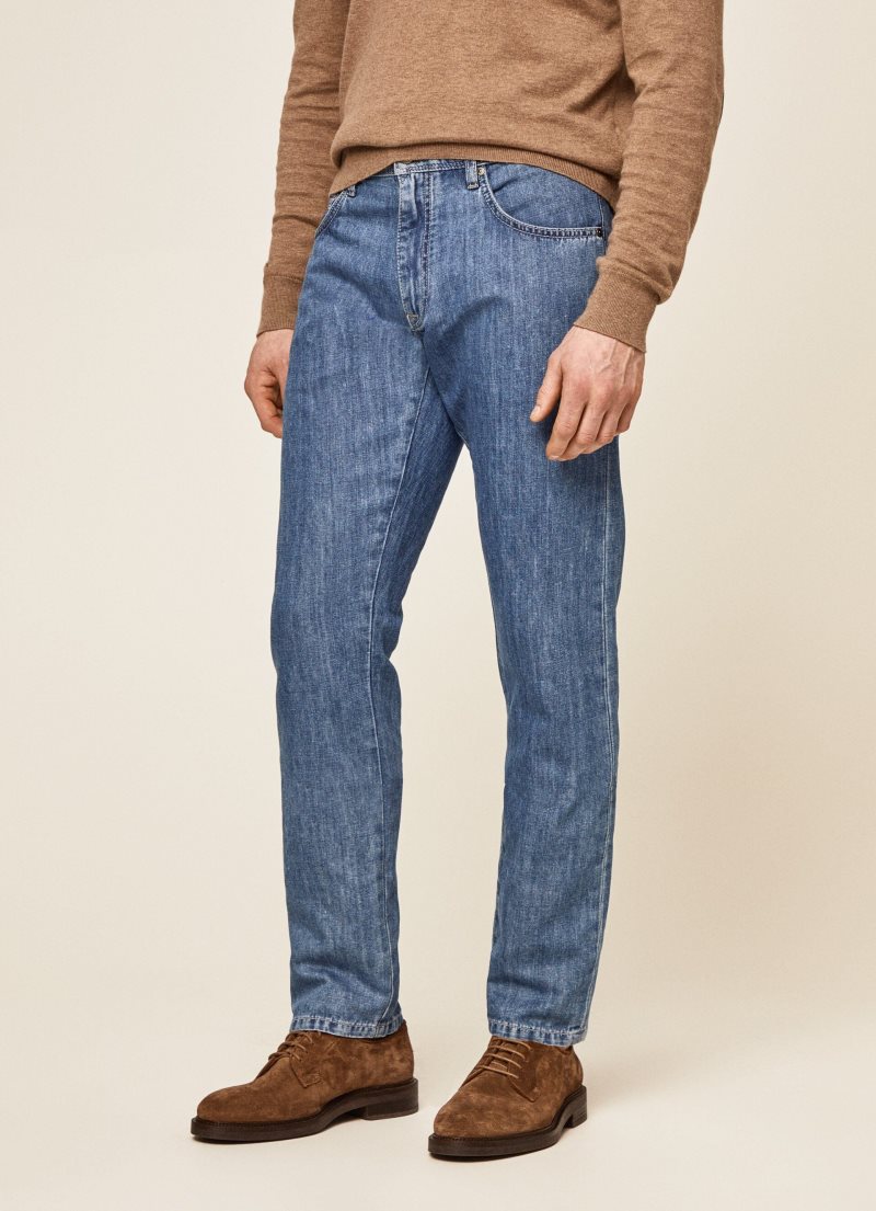 Hackett Slim Fit Jeans Herr Blå | CGSMRP-389