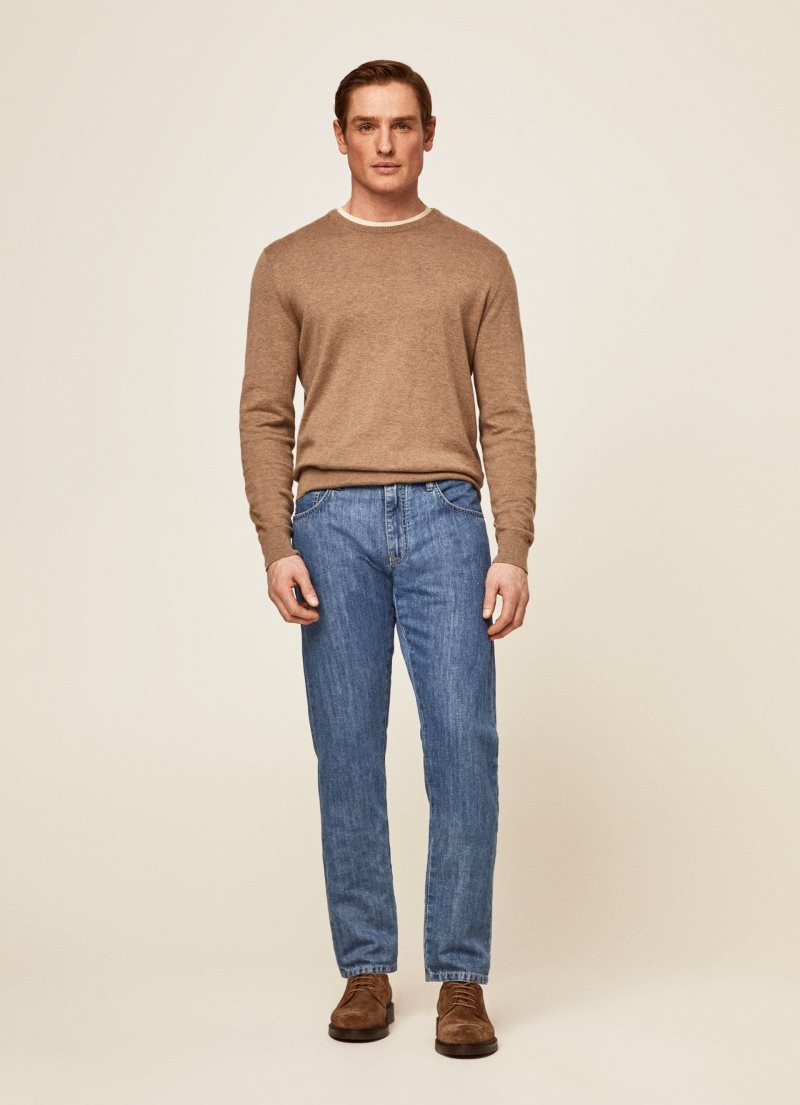 Hackett Slim Fit Jeans Herr Blå | CGSMRP-389