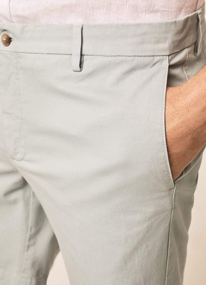 Hackett Slim Fit Shorts Herr Gröna | VWZBIP-710