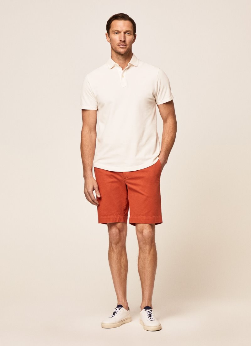 Hackett Slim Fit Shorts Herr Orange | QXZFOJ-507