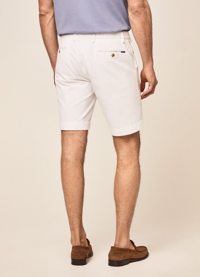 Hackett Slim Fit Shorts Herr Vita | BFAGSX-403