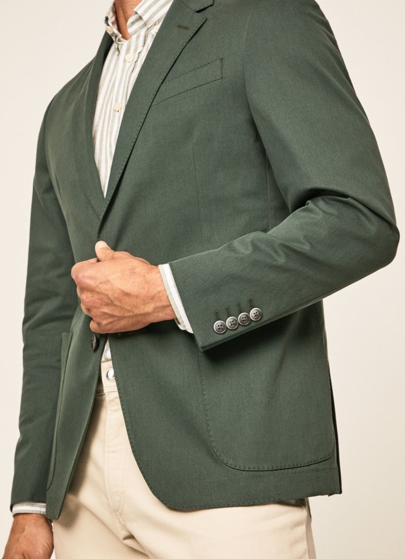 Hackett Tencel Blazers Herr Mörkgröna | DGRFQB-210