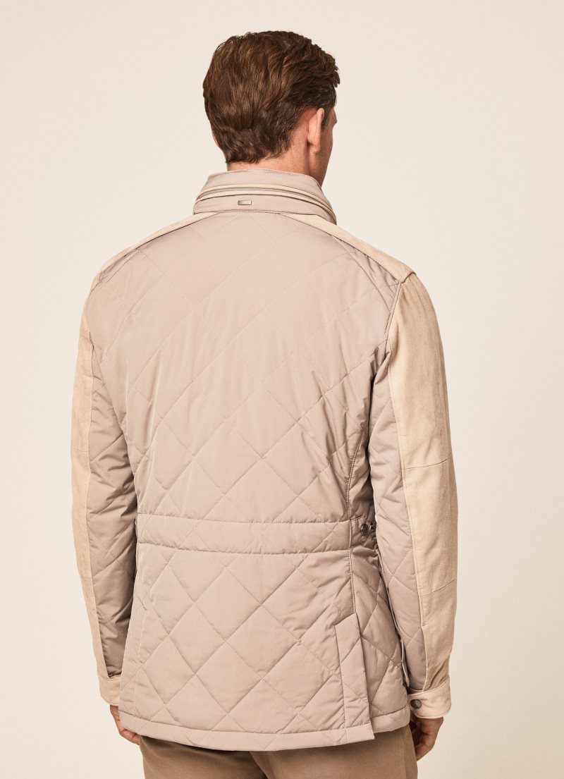 Hackett Vatten Resistant Quiltad Jacka Herr Grå | QDKIUW-965