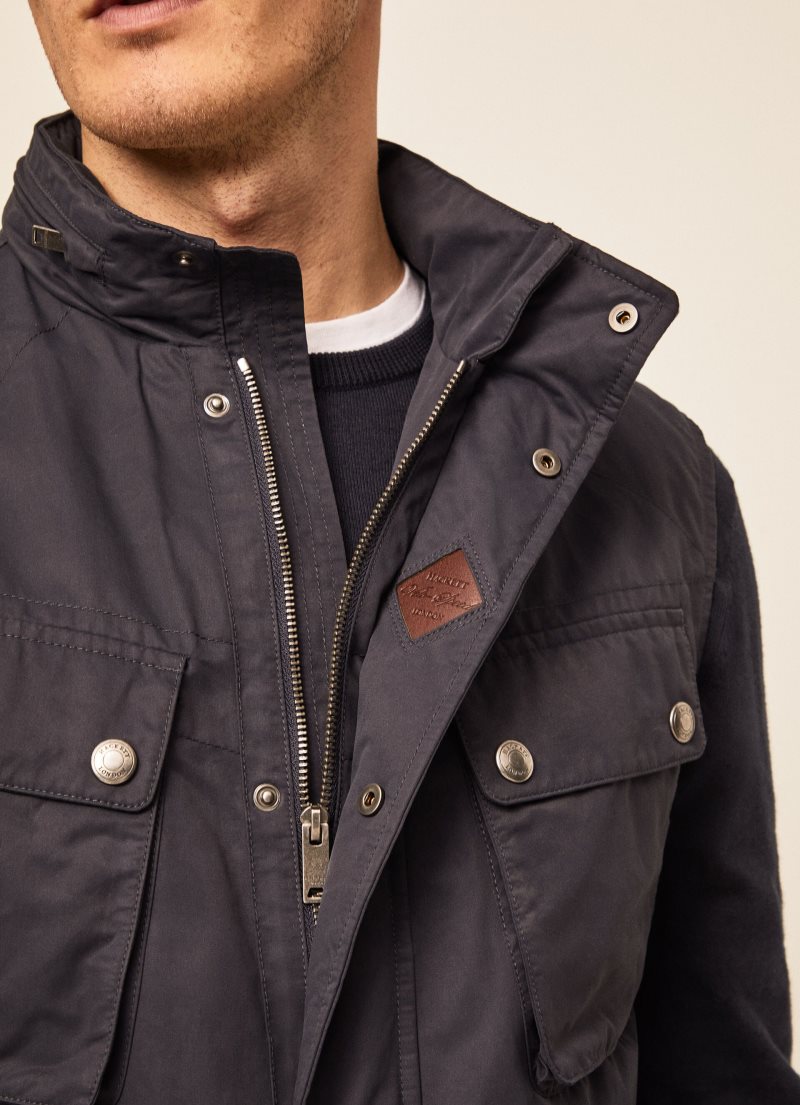 Hackett Velo Zip Gillet Väst Herr Marinblå | OGNXYQ-063