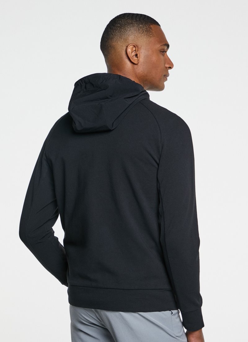 Hackett Zip Hoodie Tröjor Herr Svarta | AVYCNO-419